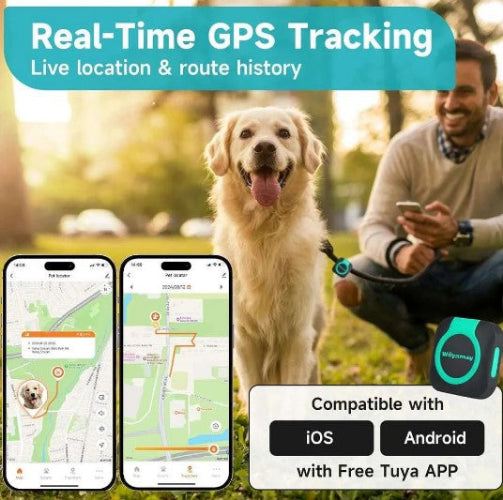Woyamay GPS Tracker for Dogs & Cats β Universal Collar Compatible
