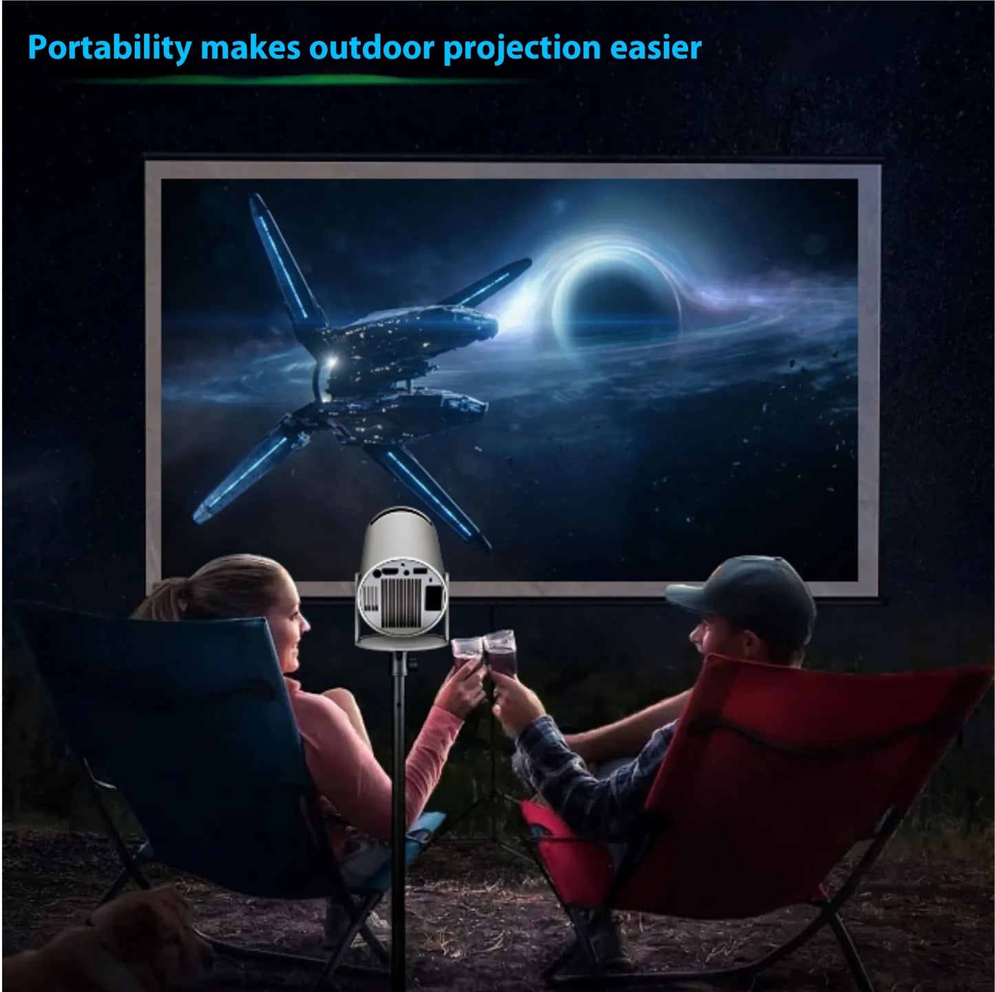 Portable Projector For Home Theater Entertainment