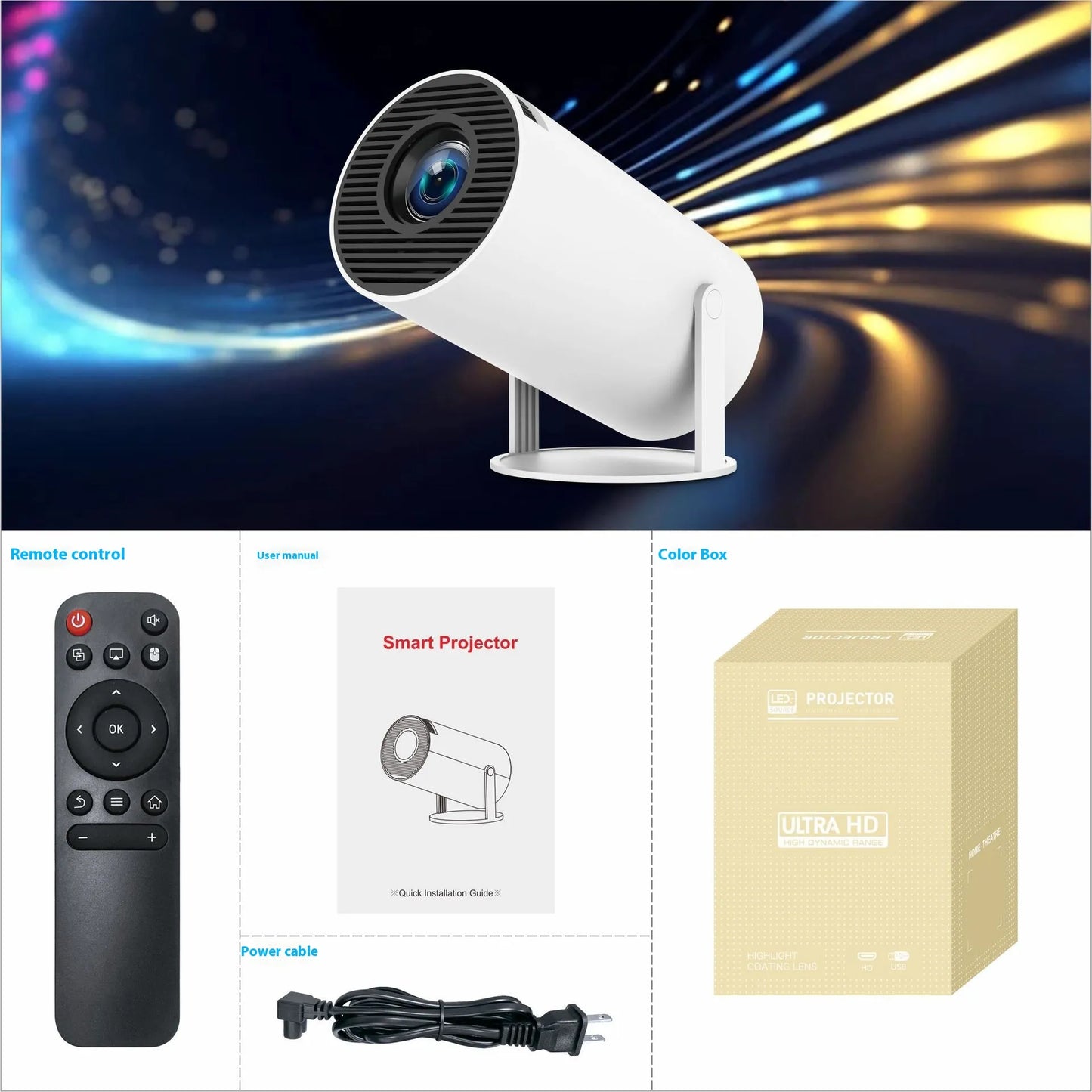 Portable Projector For Home Theater Entertainment