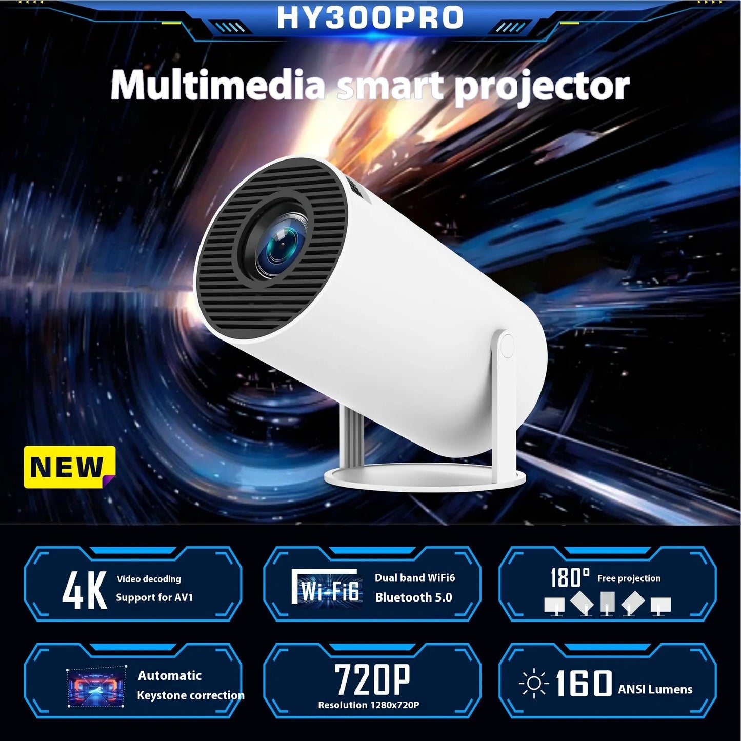 Portable Projector For Home Theater Entertainment