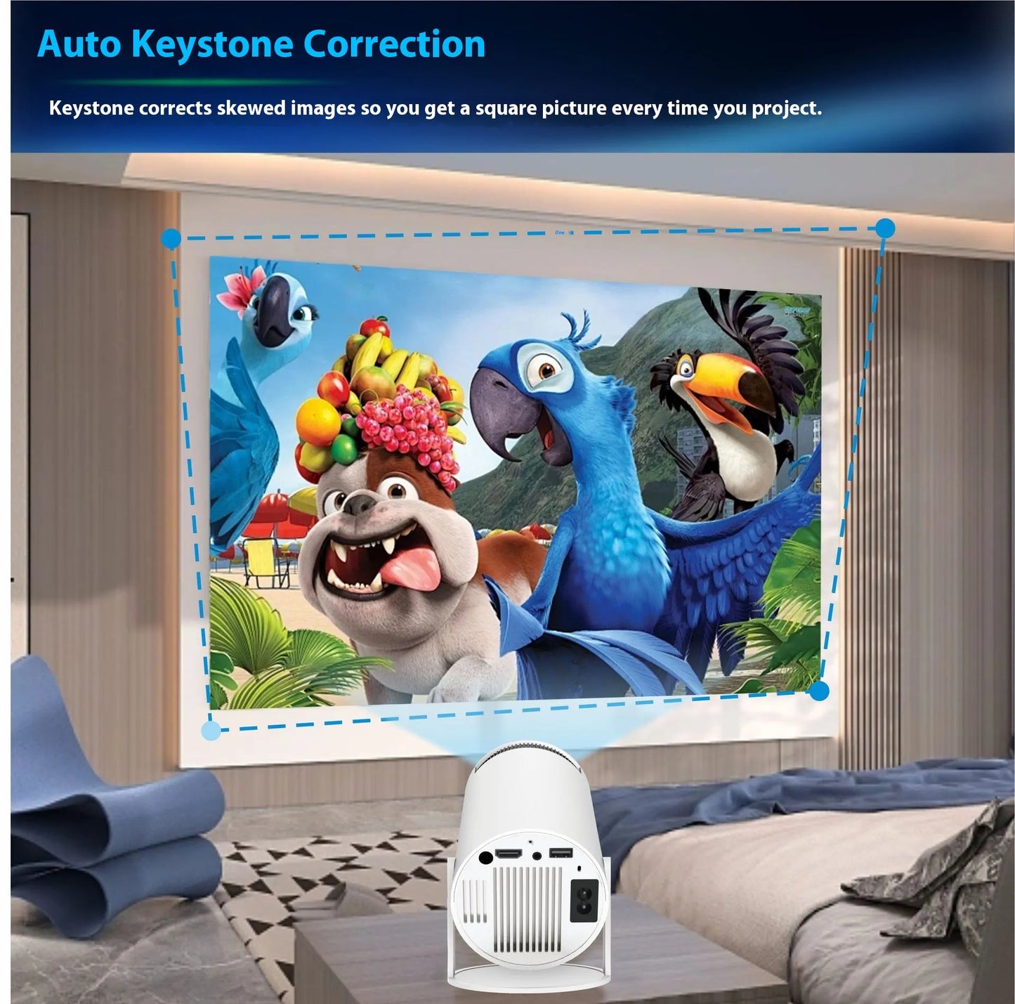 Portable Projector For Home Theater Entertainment