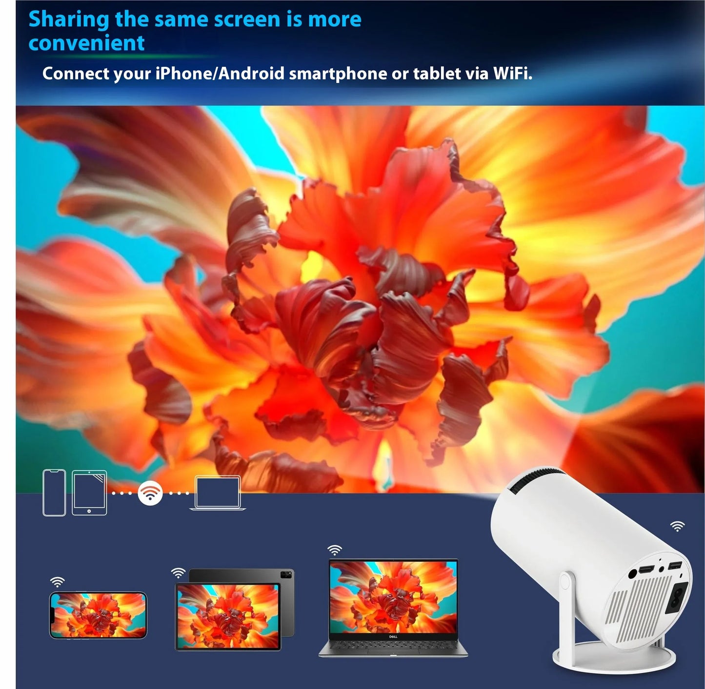 Portable Projector For Home Theater Entertainment
